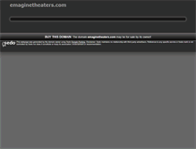 Tablet Screenshot of emaginetheaters.com